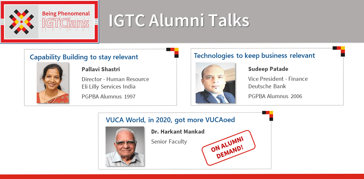 IGTC Alumni Talks: Our Signature Series Rejuvenating the Alumni-Faculty Bond
