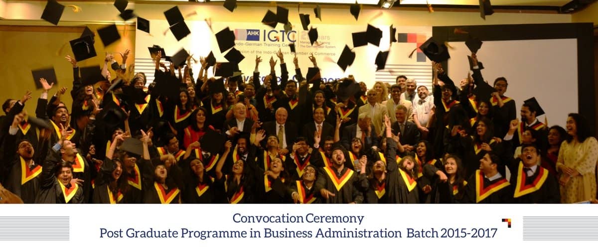 Convocation Ceremony of PGPBA Batch 2015-2017