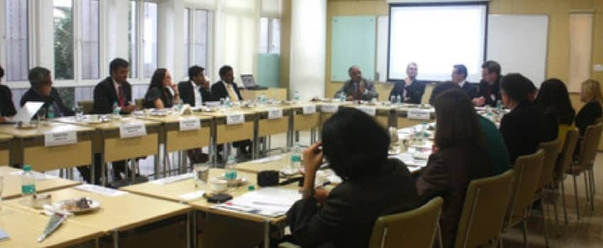 German delegation from the Duale Hochschule Baden Wuerttemberg (DHBW) visit the Indo-German Training Centre