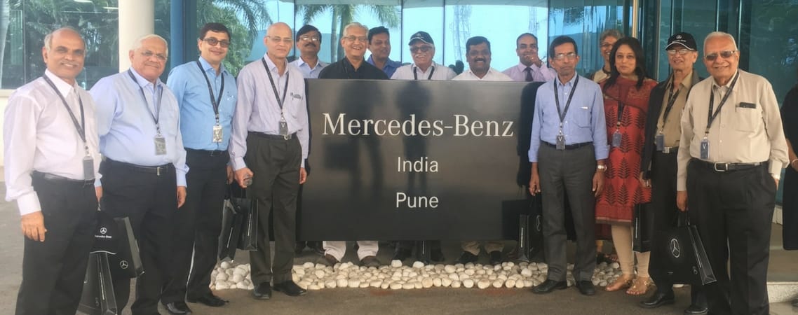 Mercedes Benz Faculty Visit